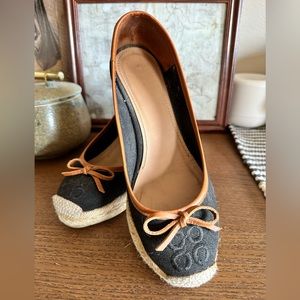 Coach wedge espadrilles